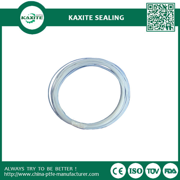 Flat And Tidy Transparent Ptfe Teflon Tube High Chemical Resistance