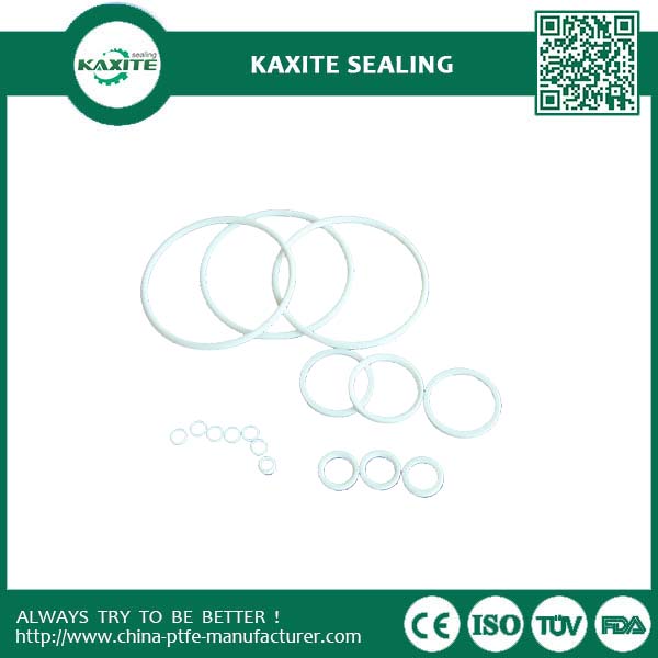 Color code nonstick low co-efficient friction ptfe o-rings with competitive price