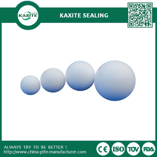 Smooth Low Permeability Oil Resistance PTFE Aging Resistance Teflon Balls