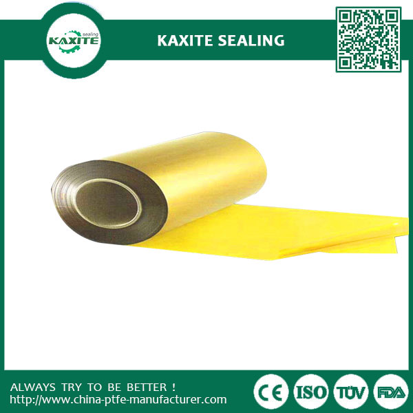 Yellow PTFE Teflon Film Corrosion Resistance  Thin Skived PTFE Seal Tape