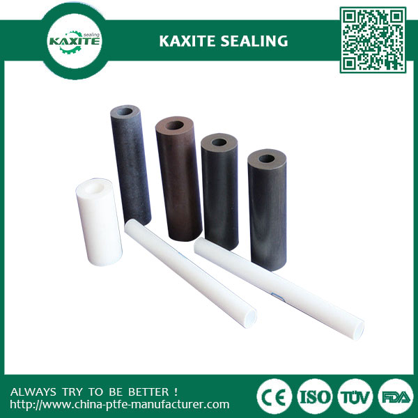 Dispersion PTFE Resin Carbon Filled Ptfe Tube  Graphit Filled PTFE Products