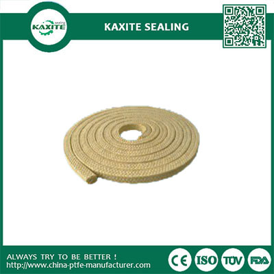 Copper Wire Filled Ptfe Packing Braided With Filamentand For Chemical Compounds