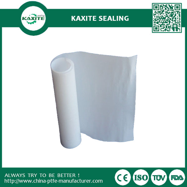 Milky White Teflon Ptfe Sheet Excellent Insulation Property Moulded Sheet