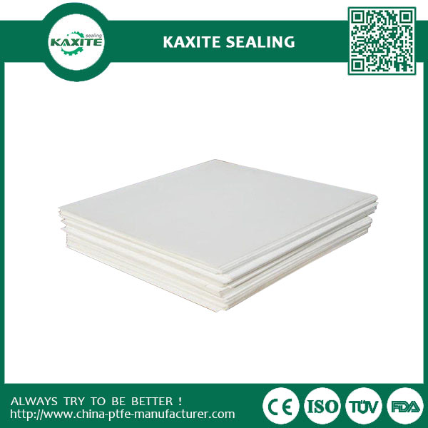 White Non-Sticky Teflon Ptfe Sheet High Temperature For Sealing Electronic Parts