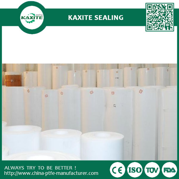 Custom Designed PTFE teflon skiving roll  PTFE Cut Plate  PTFE Skived Sheet with recycled materials